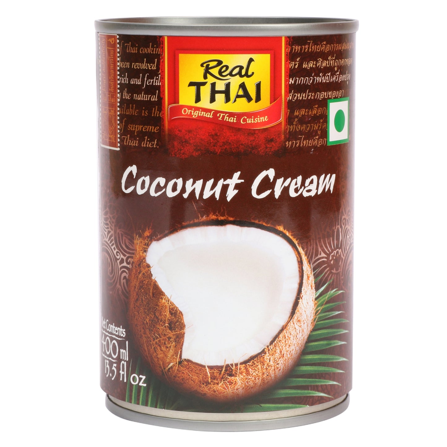 Real Thai Coconut Cream 400 ml Tin Can