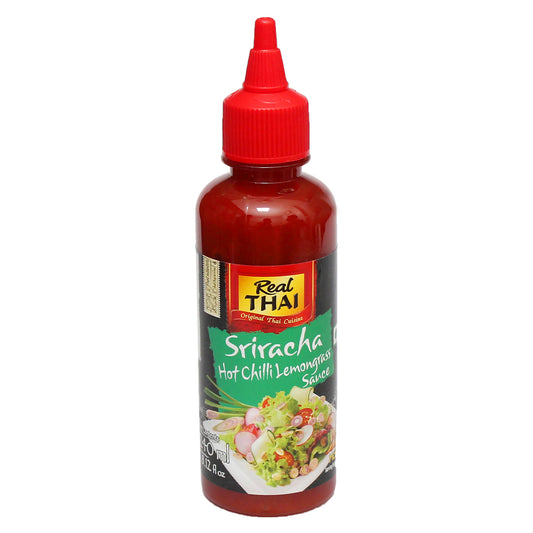 Real Thai Sriracha Hot Chilli Lemongrass Sauce 240 ml Pet Bottle