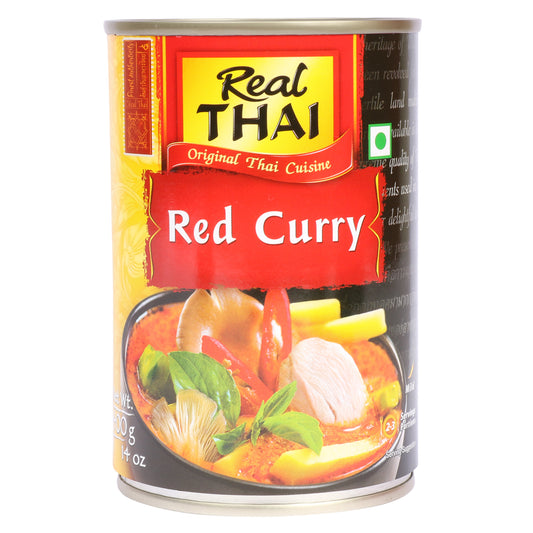 Real Thai Red Curry Can 400 gm Tin Can
