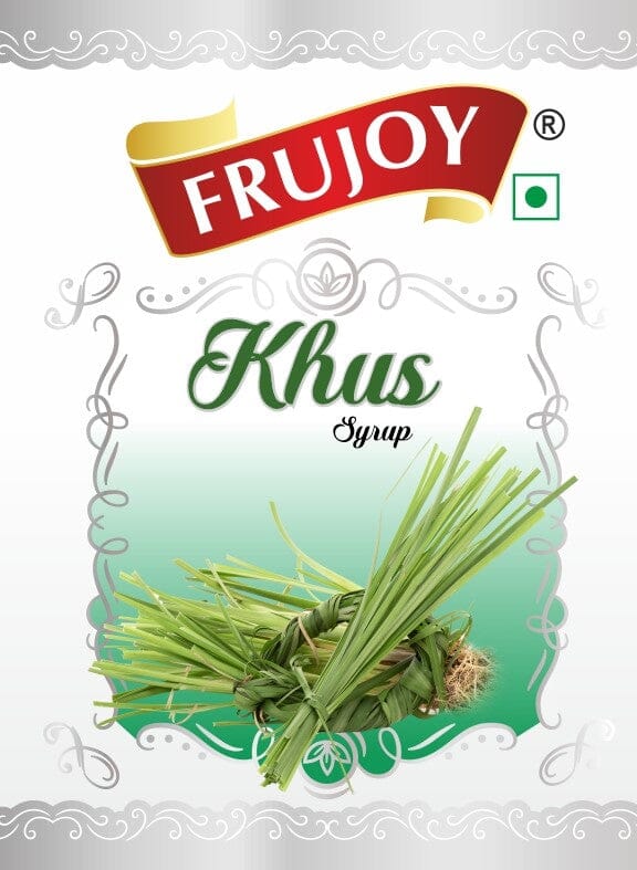 Frujoy Khus Syrup 750ml | For Fruit Mocktail | Cocktail | Milk Shake| Falooda | Baking Essentials Crush Frujoy