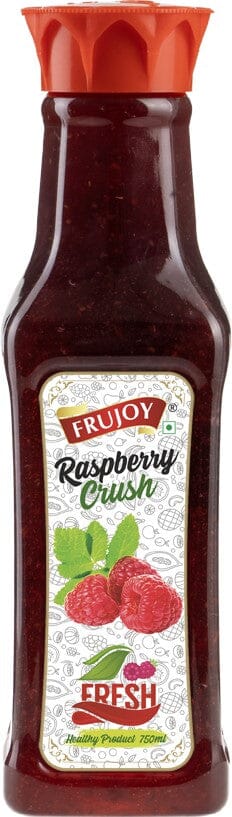 Frujoy Raspberry Crush 750ml | For Fruit Mocktail | Cocktail | Cake | Baking Essentials | Juices | Beverages Crush Frujoy