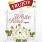 Frujoy While Rose Syrup 750ml | For Fruit Mocktail | Cocktail | Gulab Sharbat | Falooda | RoseMilk | Baking Essentials Crush Frujoy