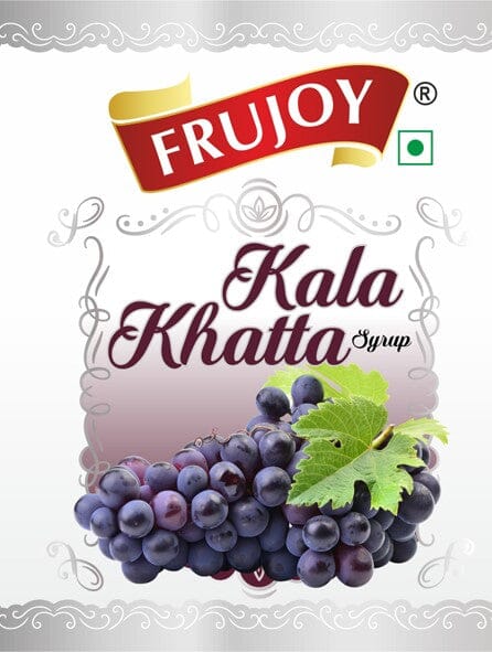 Frujoy Kala Khatta Syrup 750ml | For Fruit Mocktail | Cocktail | Juices & Shake| Beverages Crush Frujoy