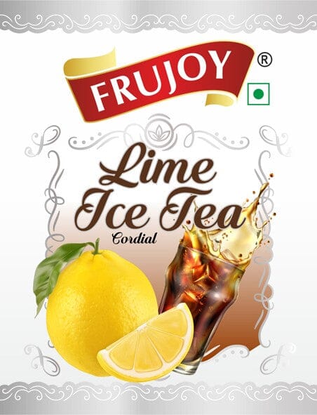 Frujoy Lime Ice Tea 750ml | For Drinks Juices | Fruit Mocktail | Cocktail | Sharbat | Baking Essentials | Beverages Crush Frujoy