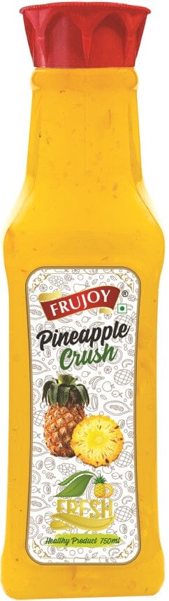 Frujoy Pineapple Crush 750ml | Anaanaas | For Fruit Mocktail | Cocktail | Cake | Baking Essentials | Juices | Beverages Crush Frujoy