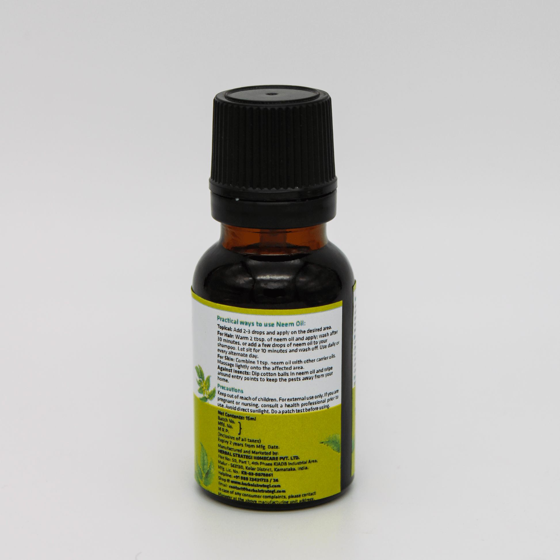 Herbal Strategi Neem Essential Oil 15 ML Better Homes Herbal Strategi